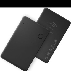  gps充電式トラッカーカード３個セット　充電器付き　盗難・紛失防止の画像