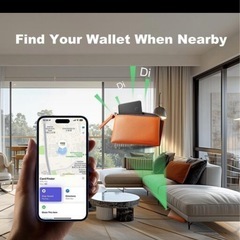  gps充電式トラッカーカード３個セット　充電器付き　盗難・紛失防止の画像