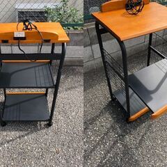 JM20404K)　コーナン ワゴン＜幅：約51cm 高さ：約90cm 奥行：約36cm＞中古品【取りに来られる方限定】　 の画像