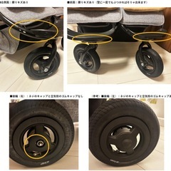  【お得！付属品多数、おまけあり】正規品 : エアバギーココダブル EXフロムバース  双子・年子ベビーカーの画像