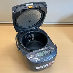 象印 ３合炊き マイコン炊飯ジャー NL-BE05（チャコール）2024年製の画像