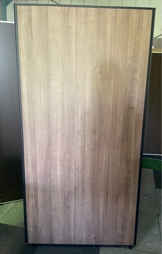 2枚セット＋安定脚付　カグクロ　ローパー 木目　W1200×H1800 W900×H1800