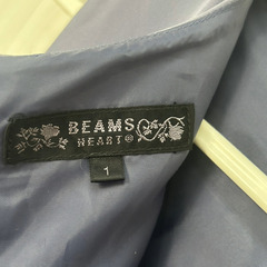 美品 BEAMS HEART ビームスハート ワンピース Mサイズ相当 パープル フレア 上品 きれいめの画像