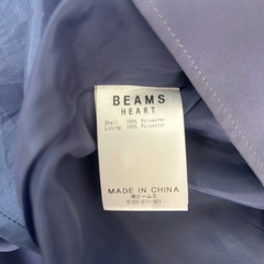 美品 BEAMS HEART ビームスハート ワンピース Mサイズ相当 パープル フレア 上品 きれいめの画像