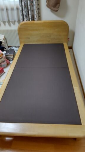 日本ベッド製のシングルベッドのフレーム＆マットレス