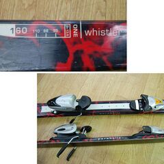 160cm ELAN カービングスキー スキー板 ビンディング付き 2点セット elan whistler SYNFLEX エラン 札幌市 清田区 平岡の画像