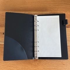 システム手帳 6リング インデックス、メモ帳付き の画像