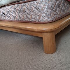 日本ベッド製のシングルベッドのフレーム＆マットレスの画像