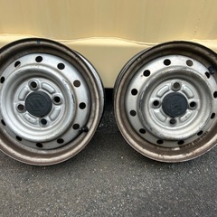 スズキ 12インチ 4穴 純正 ホイール てっちん スチール ダイハツ　　の画像