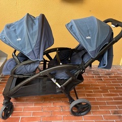 二人乗りベビーカーの画像