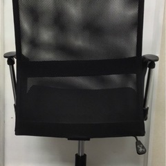昇降式オフィスチェア ニトリ リクライングワークチェアインバネスU MC BKの画像