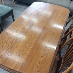 【アンティークなダイニングセット】 ダイニングセット　ShinLee シンリー　アンティーク　4人掛け 食卓テーブルセット イス4脚　ナチュラル系の画像