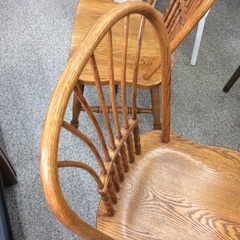 【アンティークなダイニングセット】 ダイニングセット　ShinLee シンリー　アンティーク　4人掛け 食卓テーブルセット イス4脚　ナチュラル系の画像