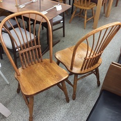 【アンティークなダイニングセット】 ダイニングセット　ShinLee シンリー　アンティーク　4人掛け 食卓テーブルセット イス4脚　ナチュラル系の画像