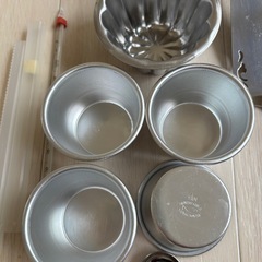 製菓道具　ケーキ型　シフォン型　まとめ売り　の画像