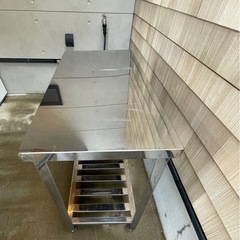 ステンレス　業務用　作業台W900ｘＤ450ｘＨ800ｍｍの画像