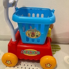 アンパンマン手押しカート★カゴ付の画像