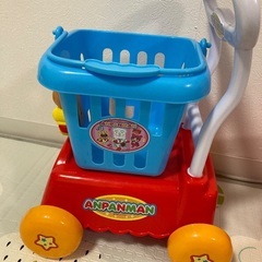 アンパンマン手押しカート★カゴ付の画像
