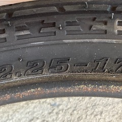 スーパーカブタイヤ17インチ2本の画像