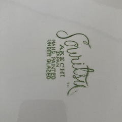 11日までAkechi ハンドペイント大皿の画像