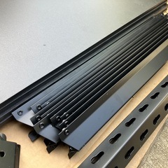 アイリスオーヤマ スチールラック 木製棚板 5段 ブラック STR-1200 中古の画像