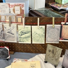 『鉛筆画の世界』鉛筆で描く生き物たちの画像