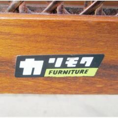 カリモク COLONIAL 2段マガジンラック　コロニアル　アメリカンカントリー　レトロ　アンティーク　天然木　インテリア　Karimoku　317ZSの画像