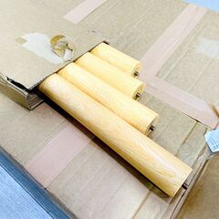 ②【未使用】デスク 幅100cm×奥行50cm 北欧風 パソコンデスク 木製脚 勉強机 シンプル ワークデスク 開封済 E0EY0105の画像