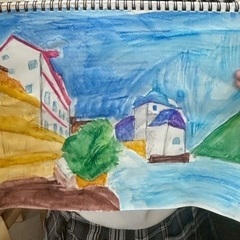 【アトリエべる王子・東十条教室】🎄もうすぐクリスマス❣️毛糸でリースを作って飾ろう‼️😊⛄️の画像