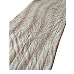 西川　NISHIKAWA 敷きパッド　ぽかぽか　オーロラ調敷きパッド　　シングル　S  ベージュ系の画像