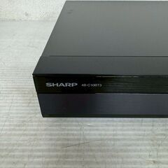 【SHARP】 シャープ 4Kレコーダー 4B-C10BT3 ブラック HDDレコーダー 2020年製 リモコン付き ブルーレイレコーダー A0781の画像