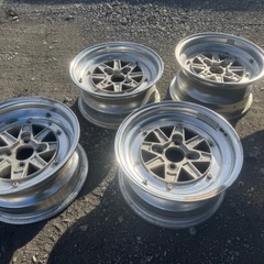 アルミホイール 4本セット 旧車用の画像