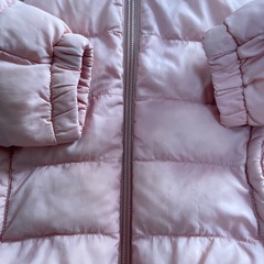 ユニクロ　フード付ダウンジャケット  80  アウターの画像