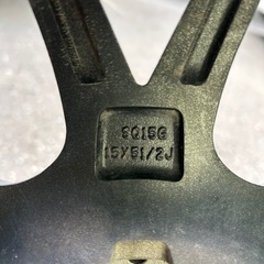 アルミホイール付　冬タイヤ　175/65/15の画像