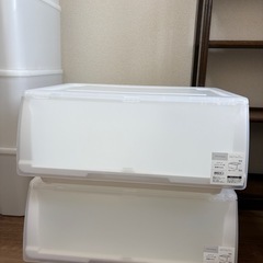 【11/5・11/6限定】ニトリ　収納ケース×2の画像