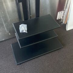 店頭引き渡し 中古 テレビスタンド 3段 メーカー不明の画像