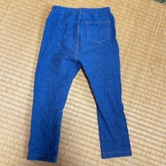 ユニクロ UNIQLO ベビー キッズ デニム風 90cmパンツの画像