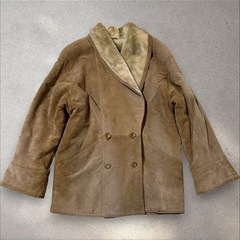 HARAJUKU MOTHER レザーコート ピッグスキン 豚革 9号 Mサイズ オーバーサイズの画像