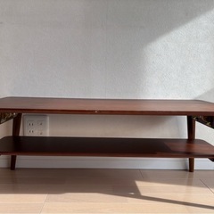 折れ脚 ローテーブルの画像