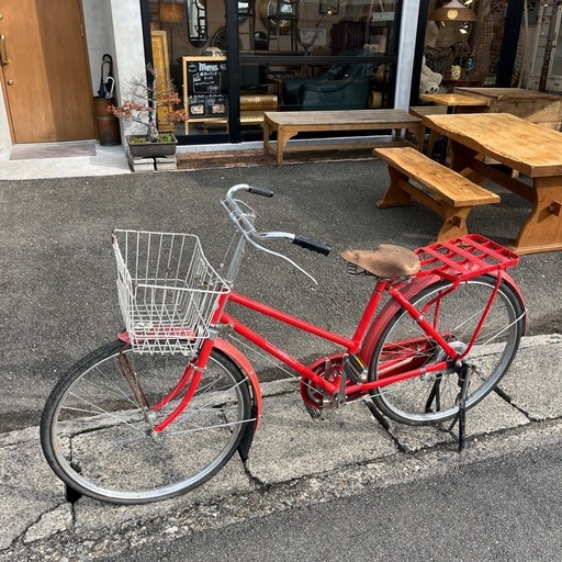 郵政自転車　郵便自転車　赤チャリ