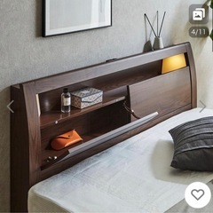 【ニトリ】セミダブル　すのこダブルベッドフレーム(KB MBR ST)の画像