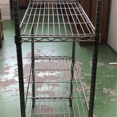 【ドリーム川西店御来店限定】☆ジモティー見たよ♪割引☆  4段メタルラック  クリーニング済み 【99560000033293】の画像