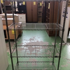 【ドリーム川西店御来店限定】☆ジモティー見たよ♪割引☆  4段メタルラック  クリーニング済み 【99560000033293】の画像