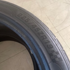 無料タイヤ　225/45ZR19【3323】※2本の画像