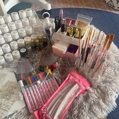 ジェルネイルセット商談中の画像