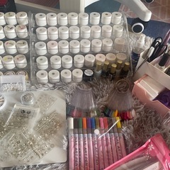 ジェルネイルセット商談中の画像