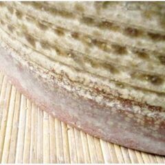 陶器製　ガーデンファニチャー　縄文テーブル1台　チェア2脚　セット　スツール　腰掛　フラワースタンド　花台　庭　造園　318ZSの画像