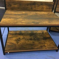 ★リユースのサカイ横浜南店★YM1575  ハンガーラック ダークブラウン W78.5×D49.5×H180 クリーニング済みの画像