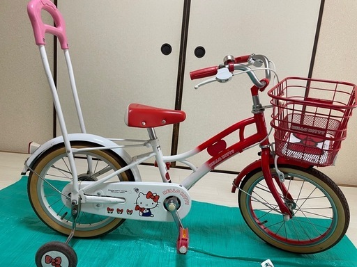 【受け渡し者決定】ハローキティ 16インチ自転車