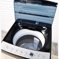 【3ヵ月保証】高年式　2024年製　ハイアール　5.5㎏　洗濯機　JW-XP2C55F　動作良好　しわケア脱水　ステンレスブラック　Haier　320ZSの画像